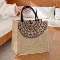 Large-capacity bag female 2022 net red linen commuter large bag tutoring bag mommy bag shoulder tote bag female